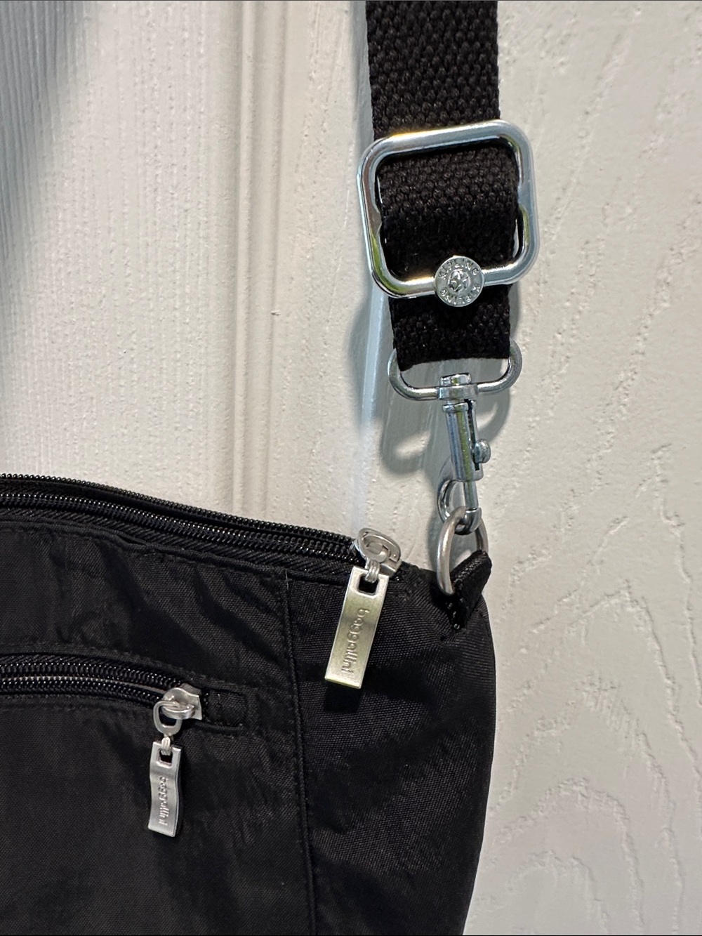 Baggallini Black Nylon Crossbody Bag - Picture 3 of 11
